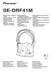 Pioneer SE-DRF41M User's Manual