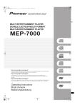 Pioneer MEP-7000 User's Manual