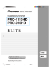 Pioneer 1110HD User's Manual