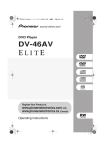 Pioneer Elite DV-46AV User's Manual