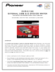 Pioneer DVR-X152 User's Manual