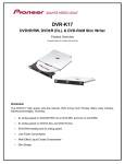 Pioneer DVR-K17 User's Manual