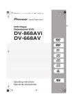Pioneer DV-668AV User's Manual