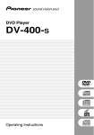 Pioneer DV-400-S User's Manual