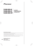 Pioneer DJM-850-K User's Manual