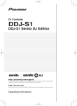Pioneer DJ Equipment DJ Controller Serato DJ Edition User's Manual