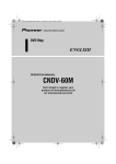 Pioneer CNDV 60 M Operation Manual