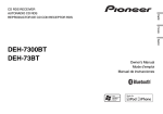 Pioneer DEH-7300BT User's Manual