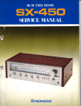 Pioneer SX-450 User's Manual