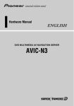 Pioneer AVIC-N3 Hardware manual