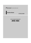 Pioneer AVIC HD3 Operation Manual