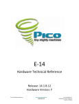 Pico Communications E-14 User's Manual