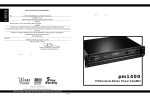 Phoenix Gold pm1400 User's Manual