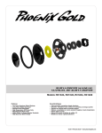 Phoenix Gold Speaker R310D4 User's Manual