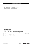Philips TDA8542 User's Manual