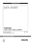 Philips TDA6103Q User's Manual