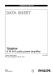Philips TDA2614 User's Manual