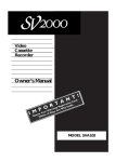 Philips SVA102 User's Manual