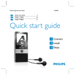 Philips SA5000 User's Manual