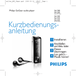 Philips SA1330 User's Manual