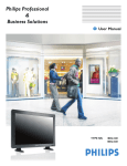 Philips PROFESSIONAL BDL3231 User's Manual