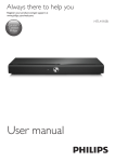 Philips Speaker HTL4110B User's Manual