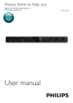 Philips Speaker HTL3120 User's Manual
