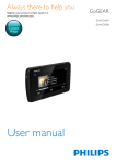 Philips SA4VD404 User's Manual