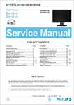 Philips 200VW8FB User's Manual