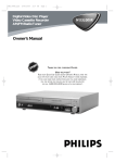Philips MX5100VR User's Manual