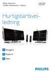 Philips HURTIGSTARTSVEI-LEDNING WAS7500 User's Manual