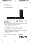 Philips HTL7180/F7 User's Manual