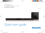 Philips HTL3140B/F7 Getting Started Guide