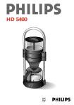 Philips HD 5400 User's Manual
