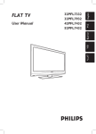 Philips 32PFL7332 User's Manual