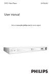 Philips DVP762/75 User's Manual