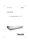 Philips DVP3030A/94 User's Manual