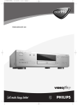 Philips DVDR990 User's Manual