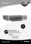 Philips DVD580M User's Manual