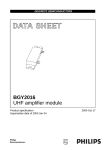 Philips BGY2016 User's Manual