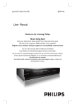 Philips BDP7100 User's Manual
