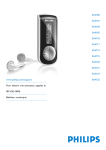 Philips AUDIO-AFSPILLER SA4101 User's Manual