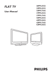 Philips 37PFL7342 User's Manual