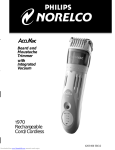 Philips Norelco T970 User's Manual