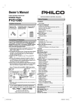 Philco Crafts PVD1000 User's Manual