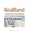 PG Music Band in a Box - RealBand User Guide