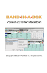 PG Music Band in a Box - 2010 (Macintosh) User Guide