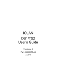 Perle Systems Switch DS1 User's Manual