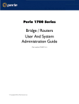 Perle Systems 1700 User's Manual