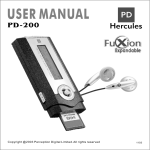 Perception Digital PD-200 User's Manual